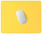 Hsurbtra Mouse Pad, Premium-Textured Square Mousepad 26 x 21 cm, Stitched Edge Anti-Slip Waterproof Rubber Mouse Mat, Pretty Cute Mouse Pad for Office Gaming Laptop Women Kids Yellow