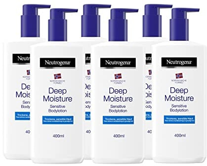 Neutrogena Norwegische Formel Deep Moisture Bodylotion Sensitive 6x 400ml