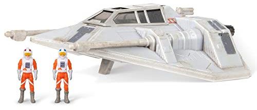 Star Wars Micro Galaxy Squadron Luke Skywalker’s Snowspeeder Vaisseau Starfighter Class de 13 cm avec Deux Micro Figurines de 2,5 cm