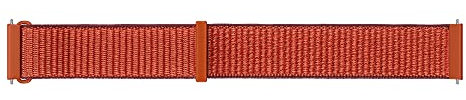 Samsung Fabric Band ET-SVR86 - Cinturino per orologio Galaxy Watch4 da 20 mm, taglia M in nylon intrecciato, colore: Rosso