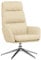 vidaXL Relaxsessel, Sessel Fernsehsessel Drehbar, Stuhl Relaxstuhl mit Armlehne, Polstersessel Polsterstuhl mit Metallrahmen, Creme Stoff
