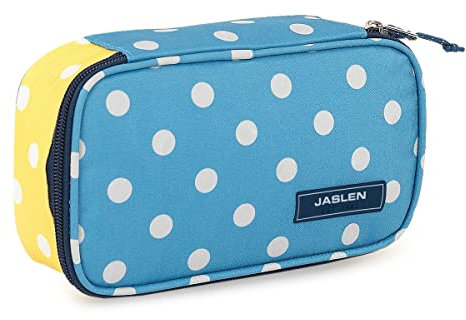 JASLEN - Borsa Termica,Borsa Termica Porta pranzo. Borsa Frigo Grande - Borsa Frigo Rigida - Borse Termiche Porta Pranzo - Porta Pranzo, Blue Jeans-Giallo