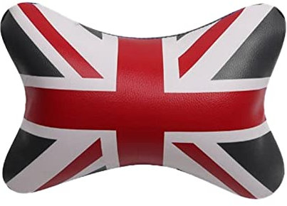 Patriotisches Reisekissen mit britischer Flagge für den Nacken,Union Jack Flag Nackenstütze Sitzkissen | UK British Patriotic Decor Ergonomisches Kissen für Reisen im Freien