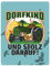 Dorf Metallschild XXL in 28x38 cm mit Spruch Dorfkind und stolz darauf Blechschild als Dekoration für die Gartenlaube Traktor Kuh Huhn cool