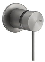 Gessi 316 Flessa Fertigmontageset für Unterputz-Einhebelmischer, für Waschtisch oder Dusche, für Abgang oben, 54019, Farbe: Warm Bronze gebürstet PVD