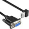 MEIRIYFA Cable adaptador USB hembra a RS-232 DB9 hembra, USB 2.0 a serie RS232 DB9 (9 pines), cable convertidor para caja registradora, módem, escáner, cámaras digitales – 30 cm