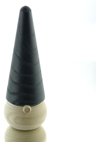 Freese Weihnachtsdeko Wichtel Schwarz 16 cm - Holz