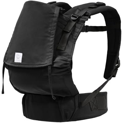 Stokke Limas Babytrage Flex, Black (OCS) - Full Buckle Babytrage - Drei Trageoptionen - Sicher für Babys von 1 Monat / 4 kg bis 20 kg