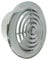 Round Ceiling Diffuser Vent Grille - Polished Chrome Effect Fan Grill 4 100mm