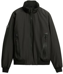 Superdry Herren City Harrington-Jacke Schwarz XXL