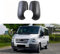 JSYDMA 1 Paar Auto Spiegelkappen Ersatz für Ford Tourneo 2000-2014, Auto Rückspiegel Abdeckung Flügel Seite Rückspiegel Kappe Zubehör, B-Carbon Fiber Pattern