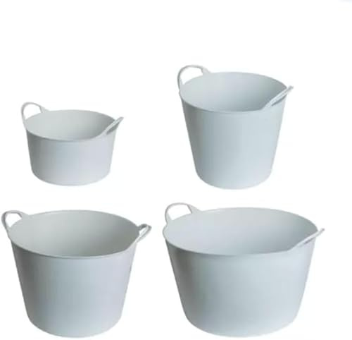 We Can Source It Ltd - Pack of 5 Food Grade 26Ltr White Flexi Bucket