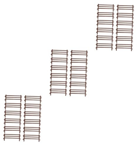 Supvox 3 Sätze Mikro-landschaftszaun Tor Im Freien Gitter Bewegungssensor Licht Solardeckleuchten Solarleuchten Für Den Außenbereich Mini Lattenzaun Pflanzenzaun Fechten Plastik