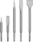 hsawbit 5-Piece SDS Plus Drill and Chisel Set, SDS-Plus Hammer Concrete Drill Bit Set Flat Chisel Point Chisel for Concrete, Brick, Cement, Stone and Masonry