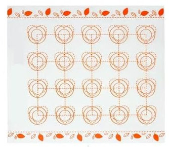 GLDFW Tapete de Silicona Antiadherente para Hornear macarrones, Fondant, Utensilios para Hornear Pasteles, tapetes para amasar, Accesorios para Hornear