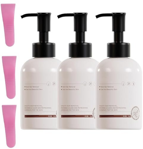 Multizone Soft Enthaarungscreme 120g, Enthaarungscreme Für Körper Und Gesicht, Für Empfindliche Haut, Geeignet Mehrere Körperpartien, Sanfte Formel Frauen Und Männer (3pcs)