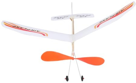 FUNOMOCYA Rubber Band Airplane Model DIY Assembly Small Aircraft for Boys Indoor Outdoor Flying Enhances Hand Eye Coordination and Problem Solving Skills Safe Educational Glider Kit
