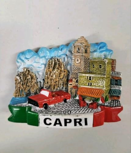 SOUVENIR MAGNET TRICOLOR CAPRI CAMPANIA