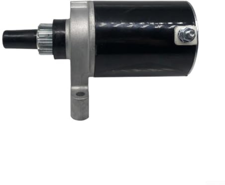 12 Volt Anlasser mit Gegenuhrdrehung und 10 Zähne Ritzel für Tecumseh 36914 37425 Lester 5747 Stc0023 Rasenmäher Motoren schwarz lackiert