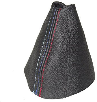 Automatik Schaltsack schwarz Leder M3 /// Naht
