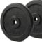 KK Cast iron Weight Plate Set For 1 Inch Barbell Bar Dumbbells Weight Disc Pair. 2 x 2.5kg, 5kg or 10kg Barbell Weight Plates. Dumbbell Plates for Home or Gym Training or Weightlifting. (2 X 15KG)