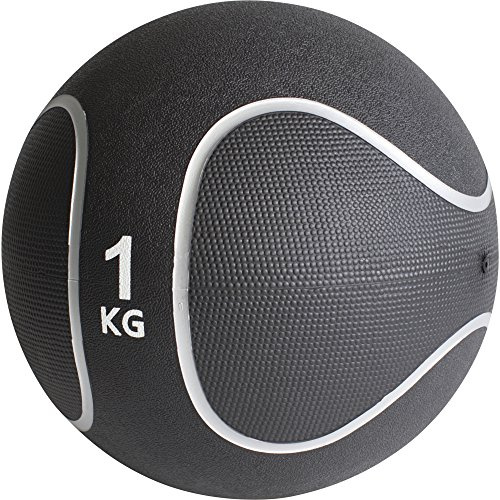 GORILLA SPORTS® Medizinball 1–10 kg, einzeln oder Set, 23/29 cm, aus Gummi | Rutschfeste und abriebfeste Oberfläche; Slam Ball, Gewichtsball, Trainingsball und Fitnessball für Kraft-Ausdauer