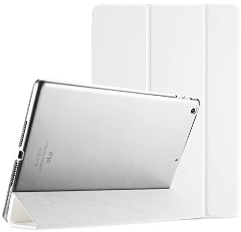 ProCase Hülle für iPad 9.7 Zoll 6. Generation 2018/5. Generation 2017 Modell A1893 A1954 A1822 A1823, Schutzhülle Case Smart Cover für iPad 6 / iPad 5 -Weiß