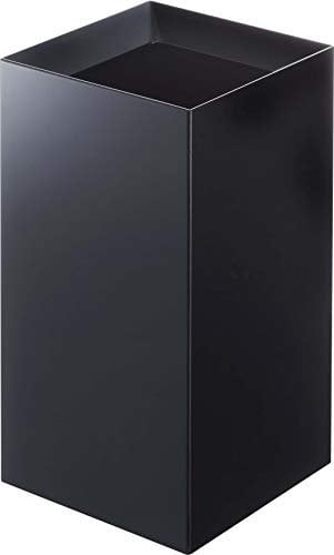 YAMAZAKI home 4493 Mülleimer, moderner Müllkorb mit Griff, Einheitsgröße, Schwarz