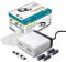 AllPondSolutions Aquarium Air Pump For Fish Tank Coldwater or Tropical up to 700 Litres - 4 Outlets - Ultra Quiet Oxygen Pump - Includes Airline Non-Return Valves and Air Stones - Complete Kit