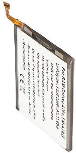 Akku kompatibel mit Samsung Galaxy A20e, SM-A202F, Li-Polymer, 3,85V, 3000mAh, 11,6Wh, Built-in, ohne Werkzeug