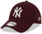 New Era Diamond Era 9Forty Adjustable Cap NY Yankees Maroon Dunkelrot, Size:ONE Size