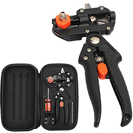 Kit de Cisailles à Greffer Sécateur Multifonctionnel Outil de Vigne d'élagage d'arbre Fruitier pour Ciseaux de Coupe de Branche de Plante de Jardin