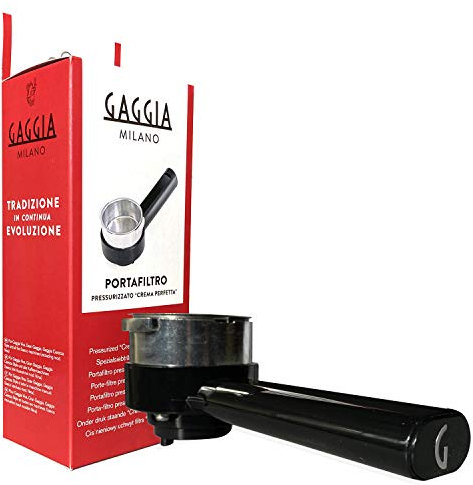 eRicambi, Gaggia Kit Portafiltro Crema Perfetta Pressurizzato Con Logo G, Capacità due Tazze, Con Pratico Misurino Incluso, per Gaggia Viva, Gran Gaggia, Gaggia Carezza Style e Macchine Manuali Saeco