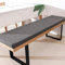 ZINN Premium Bankkissen mit Befestigungsbändern, 90 x 35 cm, 3 cm dickes Schaumstoff-Sitzkissen, Schaukelstuhlkissen, Essbankkissen, für Küchen/Erkerfenster/Garten