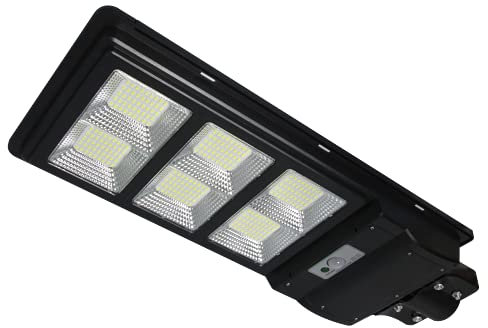 270W LED Solar Straßenlaterne, LED Solar Straßenlampe, Straßenleuchte mit Fernbedienung, IP65 6000K, 120° (270W)