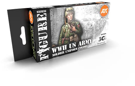 AK Interactive 3rd Gen WWII US Army Soldier Uniform Colors # 11634