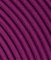 LaMorell LightDesign Cavo Elettrico Tondo/Rotondo Rivestito in Tessuto. Colore Viola Ciclamino. Sezione 3x0.75 (3 METRI)