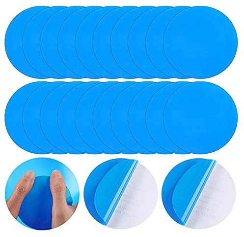 20 Stück Selbstklebende Reparaturflicken Pool für Schwimmbäder, Reparatur-Pool-Flicken, PVC-Reparaturset Pool, Pool-Flicken, Selbstklebend Unterwasser, Klebe-Flicken Pool für Wasserbett,Pool,Planschen