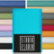 STUDIO Spannbettlaken 140x200cm - 160x200cm, Made in Green/EU, 100% Baumwolle, Markenqualität, Bettlaken Spannbetttuch Jersey 140x200-160x200 - Türkis