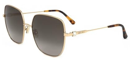 Jimmy Choo KORI/G/SK Gold havana 60/18/145 Damen Sonnenbrillen