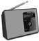 TechniSat DIGITRADIO 2 Radio da tavolo DAB+, FM DAB+, FM, Bluetooth Funzione allarme Nero/Bianco
