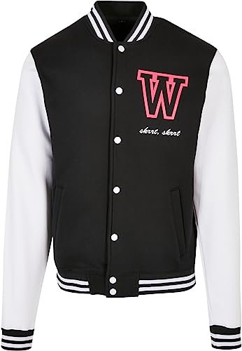 Mister Tee Herren Jacke Wonderful College Jacket blk/wht M