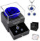 Rosa Eterna Stabilizzata Vera blu regali san valentino regalo per lui lei Rosa Reale Conservata Eterna con Orecchini Collana Rosa Eterna Rossa idee regalo natale donna mamma nonna amica coppia