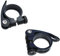 2 pezzi Morsetto reggisella per bicicletta a sgancio rapido Chiusura Sella o Morsetto reggisella Bicicletta con Leva a sgancio rapido per Mountain Bike (MTB) o Strada 31,8MM 34,9MM