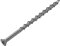 BRESKO Porenbetonschrauben Betonschrauben Gasbetonschrauben verzinkt Schrauben Spezialschrauben Porenbeton-Schraube 50 Stück (8x80 mm, Senkkopf)