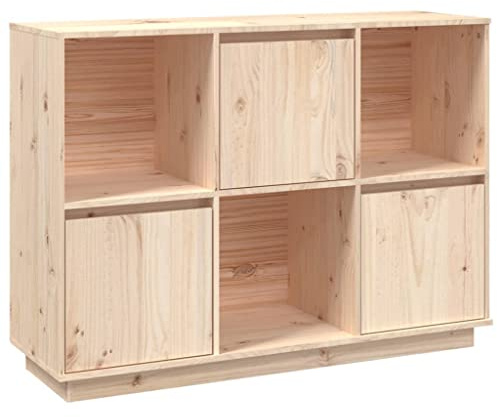 Sideboard 110.5x35x80 cm Solid Wood Pine