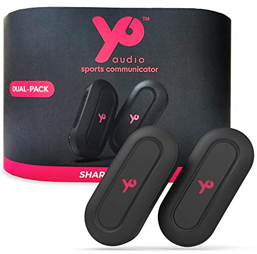 YO AUDIO Bluetooth Intercom Headset for Outdoor Adventure Sports - 2000ft+ Range for Snowboarding, Skiing, Motorcycling, Horseback Riding, Biking, and Climbing - Hands-Free Communication