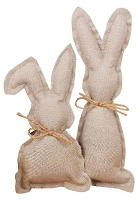 DACONGMING Osterhasen-Dekostoff Partydeko Hasen-Deko-Gesteck Kuscheltier