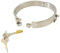 ZTHBYSB BDSM Bondage Edelstahl Sex Halsbänder, Metall Halsband Halsreif Sklaven Abnehmbar Halsfessel mit Unsichtbares Schloss Folter Fetisch Kragen Restraint Rollenspiel für Paare,Silber,Frauen