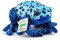 Zappi Co Jouet en Peluche de Grenouille à fléchettes Bleue 100% recyclé (15 cm de Longueur) Collection d'animaux éco-responsables Doux et câlins pour Nouveau-né Premier Enfant